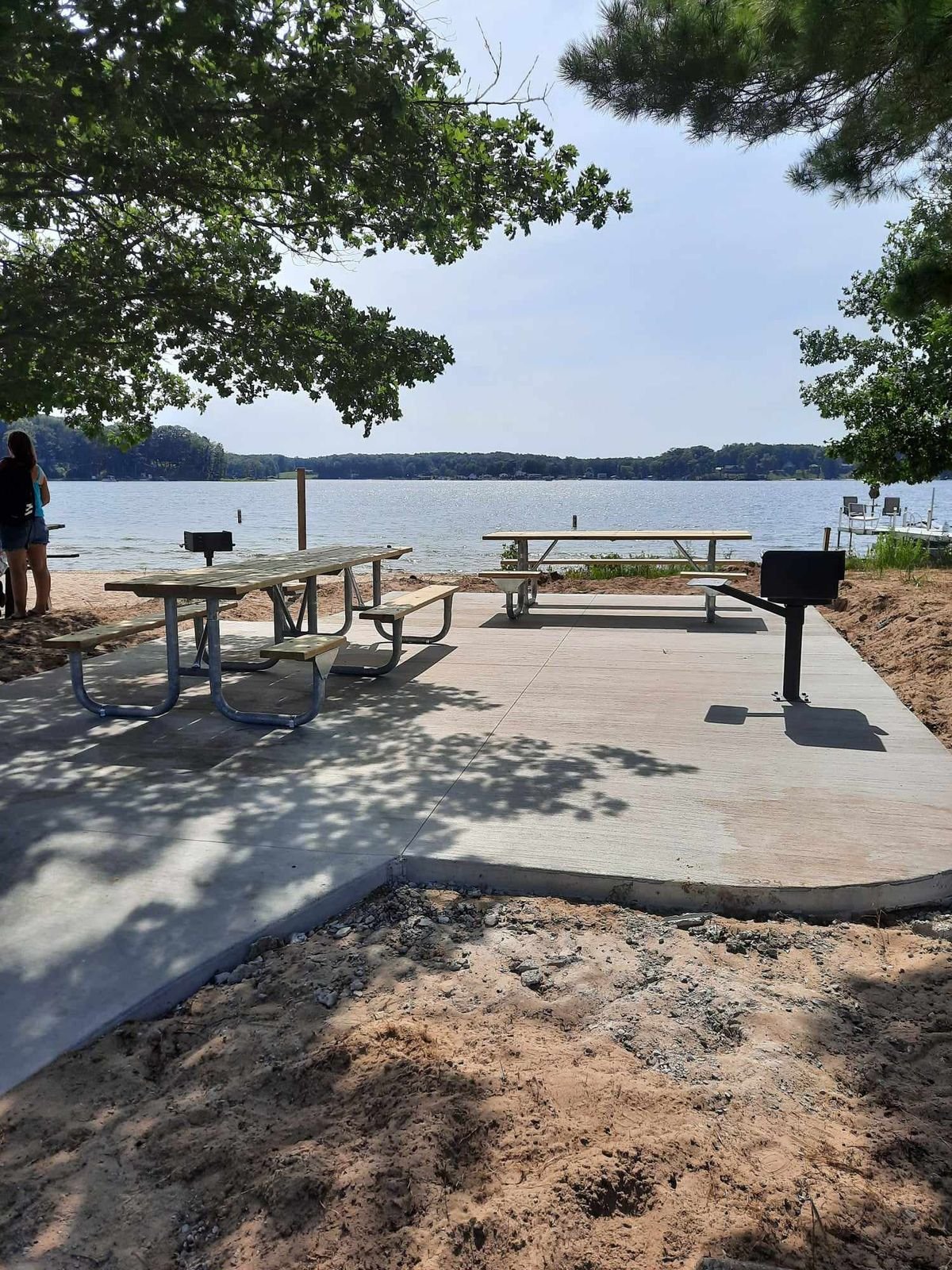 Beach picnic and BBQ area